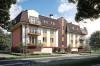 Projekt budynku wielorodzinnego DM-6793, czterokondygnacyjny z garażem wielostanowiskowym, bez podpiwniczenia - kolorystyka wersja 4