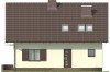 Projekt domu Dwerniczek N DM-5573 N, parterowy z poddaszem mieszkalnym, bez podpiwniczenia -  elewacja frontowa