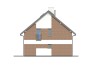 Projekt domu Trevira 2 L-6795, parterowy z poddaszem użytkowym, niepodpiwniczony, bez garażu - elewacja lewa