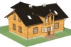 Projekt domu Krosna DM-6480, parterowy z poddaszem mieszkalnym, bez podpiwniczenia -model