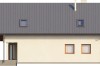 Projekt domu Aleksandrowo DM-6140, parterowy z poddaszem mieszkalnym, bez podpiwniczenia - elewacja lewa