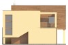 Projekt domu Lubietowo DM-6112, piętrowy, bez podpiwniczenia - elewacja ogrodowa
