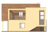 Projekt domu Lubietowo DM-6112, piętrowy, bez podpiwniczenia - elewacja prawa