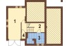 Projekt domu Sławczyn L-6226, parterowy z poddaszem mieszkalnym, częściowo podpiwniczony z garażem - rzut piwnicy
