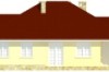 Projekt domu Kaliste 2 L-6406, parterowy, z garażem, bez podpiwniczenia - elewacja lewa