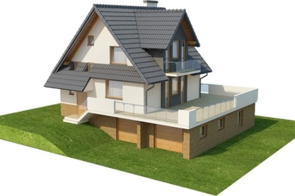 Projekt domu L-6031 -model 3D
