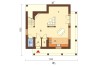 Projekt domu Teletyn L-6112, piętrowy, bez podpiwniczenia - rzut parteru