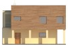 Projekt domu Teletyn L-6112, piętrowy, bez podpiwniczenia - elewacja frontowa