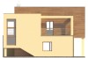 Projekt domu Teletyn L-6112, piętrowy, bez podpiwniczenia - elewacja lewa