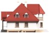 Projekt domu Czaniec B DM-6091 B, parterowy z 2 garażami, z poddaszem mieszkalnym, podpiwniczony - elewacja prawa