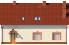 Projekt domu Stryków DM-6481, parterowy z poddaszem mieszkalnym, bez podpiwniczenia -elewacja frontowa