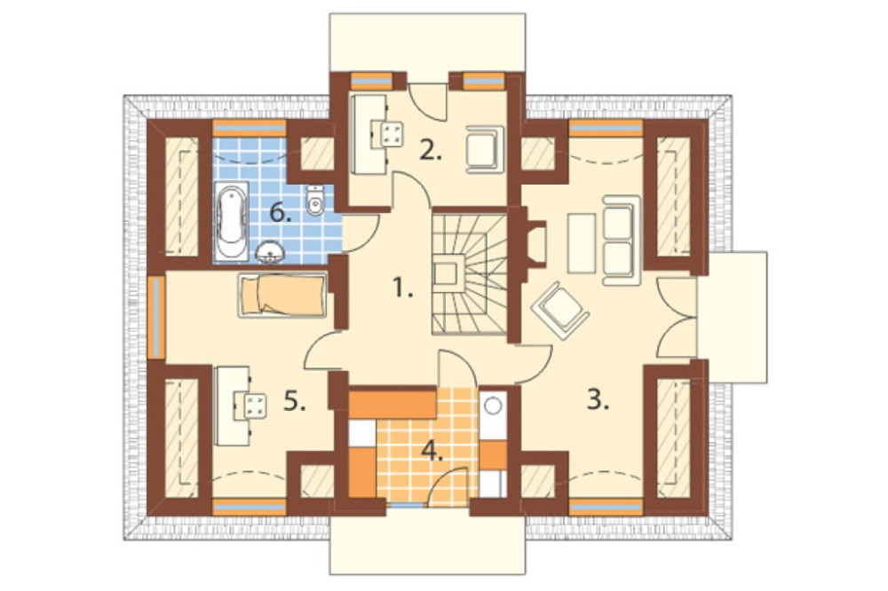 Rzut pierwszego piętra