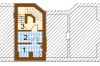 Projekt domu Ksawerów L-6235, parterowy z poddaszem mieszkalnym, częściowo podpiwniczony z garażem - rzut piwnicy
