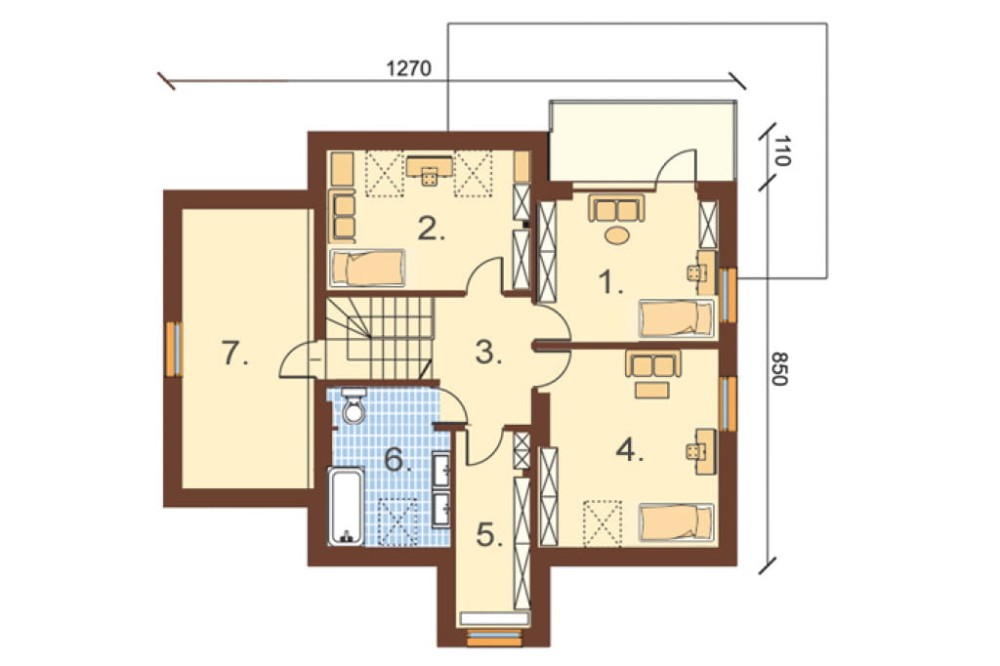 Rzut piętra / antresoli