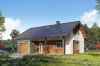Projekt domu Magena tech.DM-6693 tech., parterowy, z poddaszem użytkowym, jednorodzinny, tradycyjny, z garażem, bez podpiwniczenia - kolorystyka wersja 1