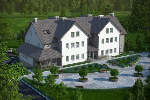 Projekt domu K-20 C  - wykończenie elewacji