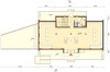 Projekt sklepu LK-06 B, parterowy z poddaszem nieużytkowym do adaptacji, podpiwniczony, z garażem - rzut parteru