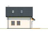 Projekt domu Zenna 2 L-6818, parterowy z poddaszem użytkowym, niepodpiwniczony, bez garażu - wizualizacja elewacji lewej