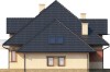 Projekt domu Montercore DUE L-6385, parterowy z garażem, poddaszem mieszkalnym, bez podpiwniczenia  -elewacja prawa