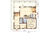 Projekt domu Verona DM-6490, piętrowy, dwulokalowy, z garażem dwustanowiskowym, bez podpiwniczenia - rzut parteru