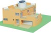 Projekt domu Duron DM-6386, piętrowy, z garażem dwustanowiskowym, bez podpiwniczenia - model