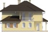 Projekt domu Pordoi DM-6456, piętrowy, z garażem dwustanowiskowym, bez podpiwniczenia - elewacja prawa