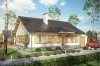 Projekt domu Roglice 2 L-6546, parterowy, jednorodzinny, tradycyjny, z garażem, bez podpiwniczenia-kolorystyka wersja 3