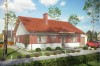 Projekt domu Roglice 2 L-6546, parterowy, jednorodzinny, tradycyjny, z garażem, bez podpiwniczenia-kolorystyka wersja 4