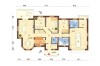 Projekt domu Bogaczewo N L-5508 N, parterowy z poddaszem mieszkalnym, bez podpiwniczenia  - rzut parteru