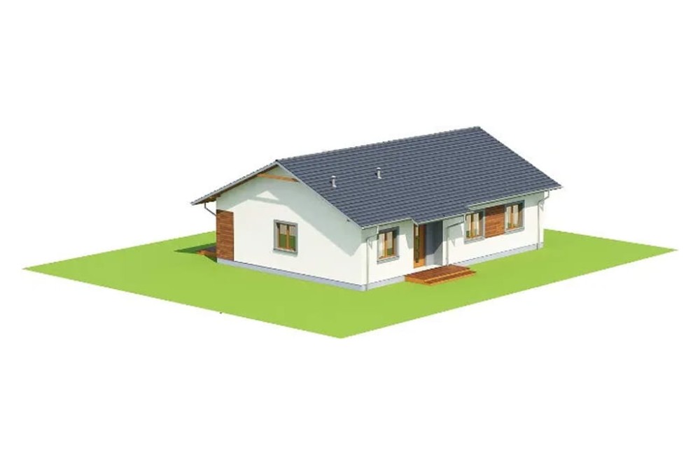 Projekt domu Celozja 1 DM-6616, parterowy, niepodpiwniczony, bez garażu - model