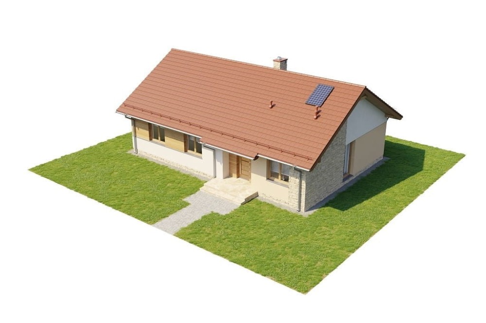 Projekt domu Celozja C2 L-616 C2, parterowy, niepodpiwniczony, bez garażu -model