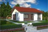 Projekt domu Naborowo tech. DM-5519 tech., parterowy, bez podpiwniczenia - kolorystyka wersja 3