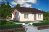 Projekt domu Naborowo tech. DM-5519 tech., parterowy, bez podpiwniczenia - kolorystyka wersja 4