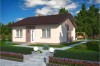 Projekt domu Bolechowice tech. L-5519 tech., parterowy, bez podpiwniczenia - kolorystyka wersja 4