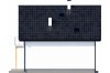 Projekt domu L-6539  - elewacja boczna
