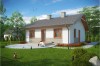 Projekt domu Potycz tech. L-6305 tech., parterowy, niepodpiwniczony, bez garażu-kolorystyka wersja 1