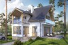 Projekt domu L-6559 - wykończenie elewacji