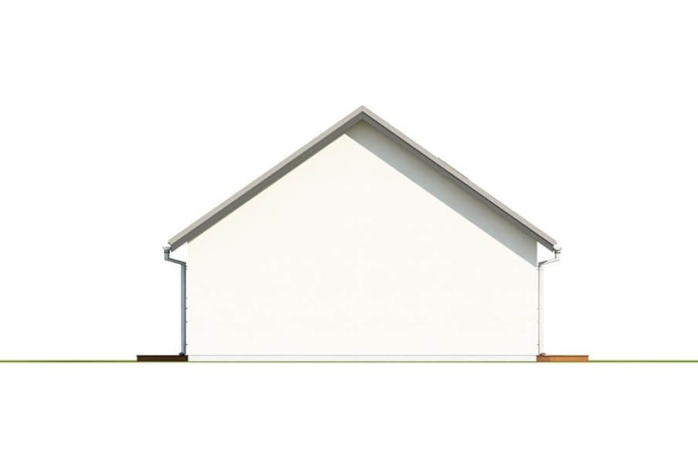 Projekt domu L-6691  - elewacja boczna