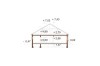 Projekt domu MiędzylesieL-6303, parterowy, bez podpiwniczenia, bez garażu-przekrój A-A