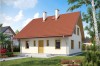 Projekt domu Orawka N L-6154 N, parterowy z poddaszem mieszkalnym bez podpiwniczenia-kolorystyka wersja 2