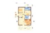 Projekt domu Olonia 2 L-6871, parterowy, niepodpiwniczony, bez garażu - rzut parteru