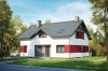 Projekt domu L-6630 - wykończenie elewacji
