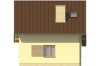 Projekt domu Jerzmanowa L-6130, parterowy z poddaszem mieszkalnym, bez podpiwniczenia- elewacja lewa
