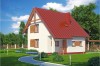 Projekt domu Jerzmanowa tech. L-6130 tech., parterowy z poddaszem mieszkalnym, bez podpiwniczenia-kolorystyka wersja 3