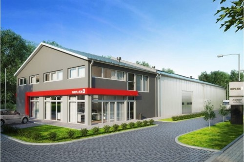 Projekt budynku LK-107 - wykończenie elewacji