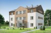 Projekt hostelu LK-135, posiada 3 kondygnacje - parter, I piętro, II piętro-kolorystyka wersja 2