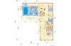 Projekt hotelu LK-54, czterokondygnacyjny, niepodpiwniczony, bez garażu - rzut parteru