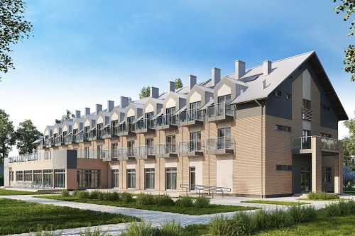 Projekt budynku LK-132 - wykończenie elewacji