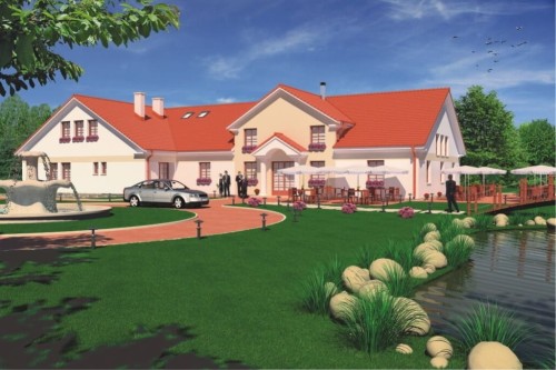 Projekt budynku LK-17 - wykończenie elewacji