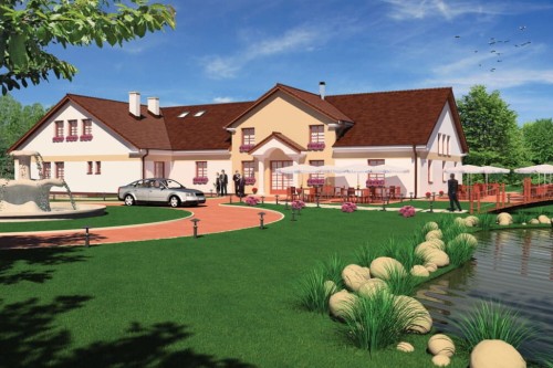 Projekt budynku LK-17 - wykończenie elewacji